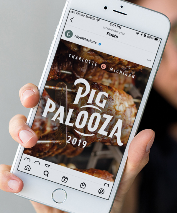 Social media post about Pig Palooza