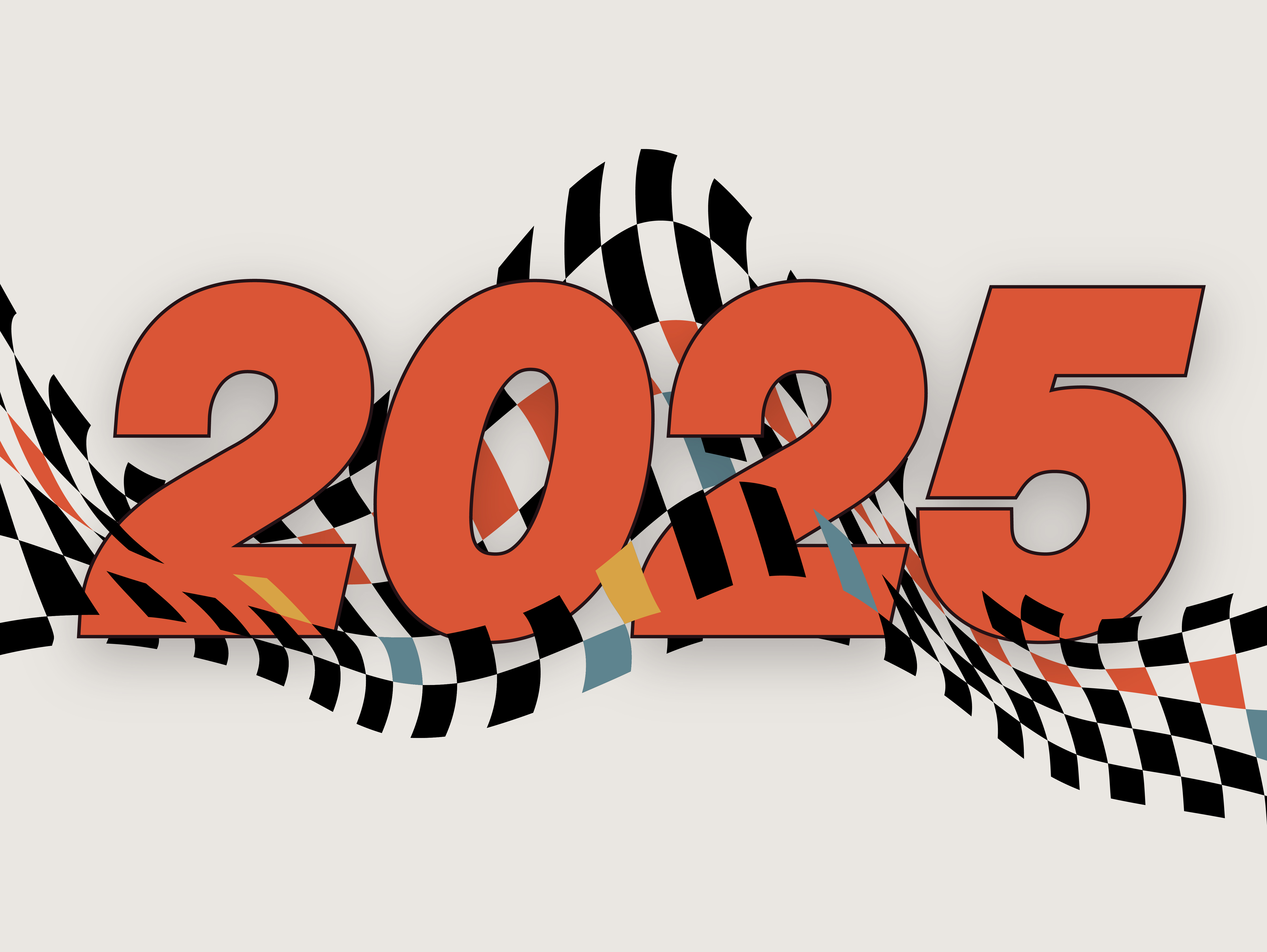 "2025" in red text. 