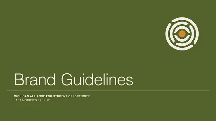 MASO Brand Book Cover 